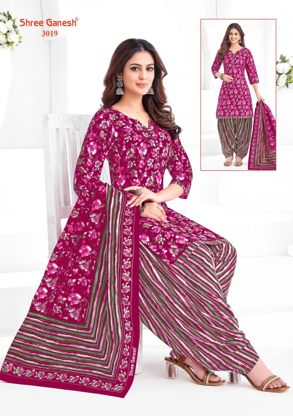 Hansika Special Vol 1 By Shree Ganesh Cotton Dress Material Exporters In India